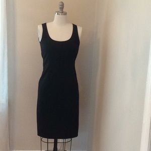 Calvin Klein black shift dress size 2.